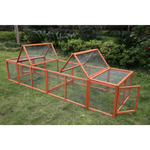 YES4PETS 290 cm XL Chicken Coop Run Guinea Pig Cage Villa Extension Rabbit Hutch Cat Kitten House Pen - Pet Care >