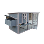 YES4PETS 290 cm XXL Grey Chicken Coop Guinea Pig Rabbit Hutch Ferret Guinea Pig House - Pet Care > Coops & Hutches >