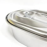 YES4PETS 2L Automatic Electric Pet Water Fountain Dog Cat Stainless Steel Feeder Bowl Dispenser - Pet Care > Dog