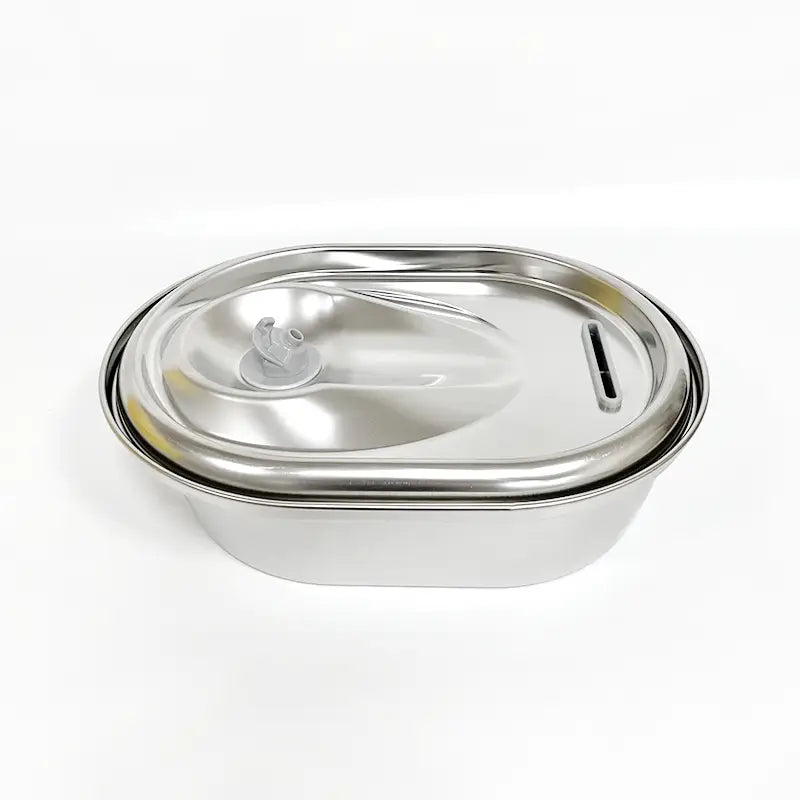 YES4PETS 2L Automatic Electric Pet Water Fountain Dog Cat Stainless Steel Feeder Bowl Dispenser - Pet Care > Dog