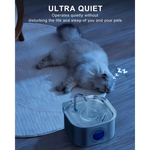 YES4PETS 3.2L Automatic Electric Pet Water Fountain Dog Cat Stainless Steel Feeder Bowl Dispenser - Pet Care > Dog
