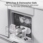 YES4PETS 3.2L Automatic Electric Pet Water Fountain Dog Cat Stainless Steel Feeder Bowl Dispenser - Pet Care > Dog