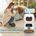 YES4PETS 3.5L Visible Automatic Digital Pet Dog Cat Feeder Food Bowl Dispenser - Pet Care > Dog Supplies > Dog Bowls