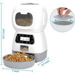 YES4PETS 3.5L Visible Automatic Digital Pet Dog Cat Feeder Food Bowl Dispenser - Pet Care > Dog Supplies > Dog Bowls