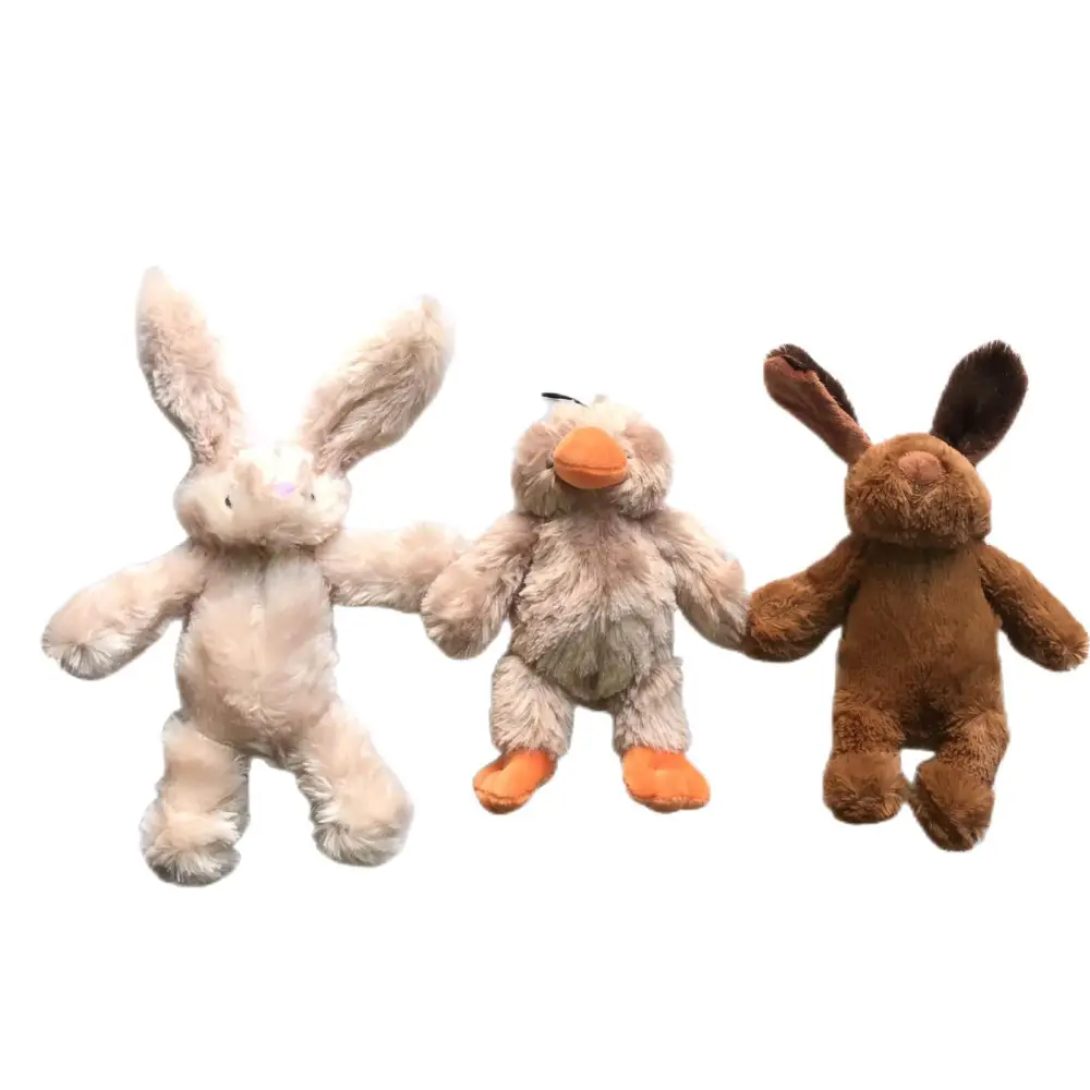 YES4PETS 3 x Pet Puppy Dog Toy Play Animal Plush Toy Soft Squeaky 25 cm Toy - Pet Care > Toys > Dog Toys