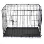 YES4PETS 30’ Collapsible Metal Dog Rabbit Crate Cage Cat Carrier With Divider - Pet Care > Cat Supplies > Cat