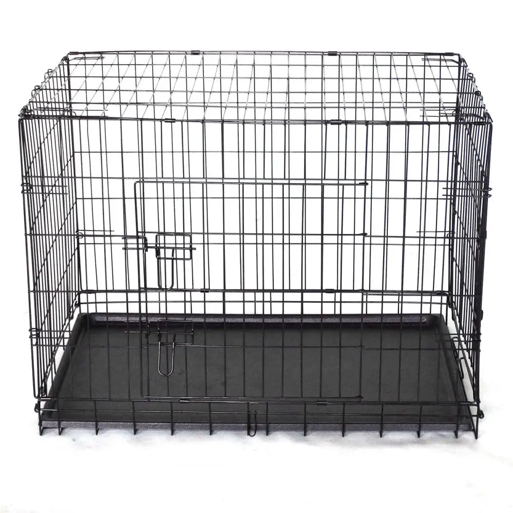 YES4PETS 30’ Collapsible Metal Dog Rabbit Crate Cage Cat Carrier With Divider - Pet Care > Cat Supplies > Cat