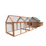 YES4PETS 350 CM XXL Chicken Coop Rabbit Hutch Ferret Cage Hen Chook Cat Kitten House With Run - Pet Care > Coops &