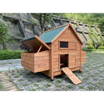 YES4PETS 350 CM XXL Chicken Coop Rabbit Hutch Ferret Cage Hen Chook Cat Kitten House With Run - Pet Care > Coops &