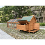 YES4PETS 350 CM XXL Chicken Coop Rabbit Hutch Ferret Cage Hen Chook Cat Kitten House With Run - Pet Care > Coops &