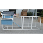 YES4PETS 371 cm Blue XXL Chicken Coop Rabbit Guinea Pig Hutch Ferret Hen Cat Kitten House - Pet Care > Coops & Hutches