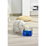 YES4PETS 3L Automatic Electric Pet Water Fountain Dog Cat Stainless Steel Feeder Bowl Dispenser Blue - Pet Care > Dog