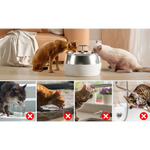 YES4PETS 3L Automatic Electric Pet Water Fountain Dog Cat Stainless Steel Feeder Bowl Dispenser White - Pet Care > Dog