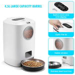 YES4PETS 4.5L Visible Automatic Digital Pet Dog Cat Feeder Food Bowl Dispenser - Pet Care > Dog Supplies > Dog Bowls