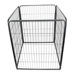 YES4PETS 4 Panels 100 cm Heavy Duty Pet Dog Cat Puppy Rabbit Exercise Playpen Fence Extension - Pet Care > Dog Supplies