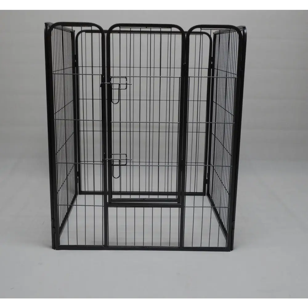 YES4PETS 4 Panels 100 cm Pet Dog Cat Puppy Rabbit Exercise Playpen Fence w Door - Pet Care > Dog Supplies > Dog