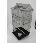 YES4PETS 4 X Medium Size Bird Cage Parrot Budgie Aviary with Perch - Black - Pet Care > Bird > Bird Cages & Stands