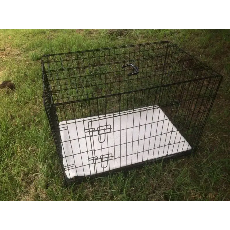YES4PETS 42’ Collapsible Metal Dog Crate Cat Rabbit Cage With Mat - Pet Care > Coops & Hutches > Small Animal