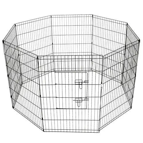 YES4PETS 42’ Dog Rabbit Playpen Exercise Puppy Enclosure Fence with cover - Pet Care > Dog Supplies > Dog Playpens &