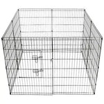 YES4PETS 42’ Dog Rabbit Playpen Exercise Puppy Enclosure Fence with cover - Pet Care > Dog Supplies > Dog Playpens &