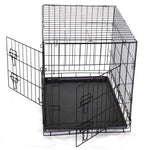 YES4PETS 48’ Collapsible Metal Pet Dog Crate Cat Rabbit Cage With Mat - Pet Care > Coops & Hutches > Small Animal