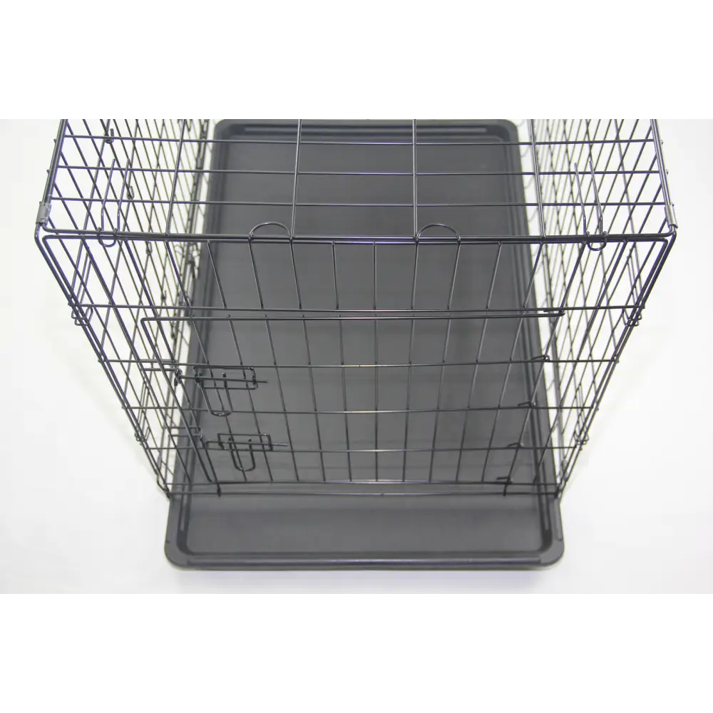 YES4PETS 48’ Portable Foldable Dog Cat Rabbit Collapsible Crate Pet Rabbit Cage with Cover - Pet Care > Coops &
