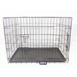 YES4PETS 48’ Portable Foldable Dog Cat Rabbit Collapsible Crate Pet Cage with Cover Mat Blue - Pet Care > Cat