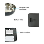 YES4PETS 5.6L Visible Automatic Digital Pet Dog Cat Feeder Food Bowl Dispenser - Pet Care > Dog Supplies > Dog Bowls