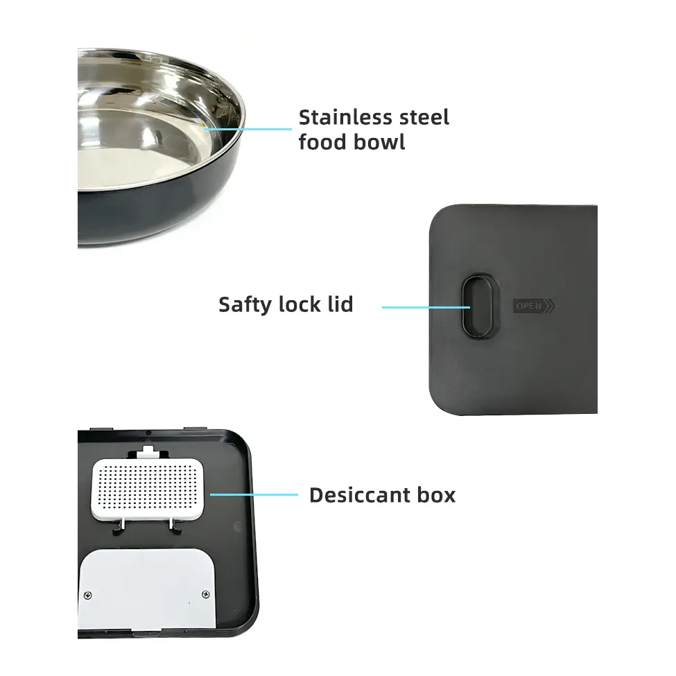 YES4PETS 5.6L Visible Automatic Digital Pet Dog Cat Feeder Food Bowl Dispenser - Pet Care > Dog Supplies > Dog Bowls