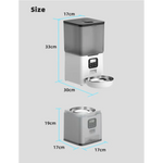 YES4PETS 5.6L Visible Automatic Digital Pet Dog Cat Feeder Food Bowl Dispenser - Pet Care > Dog Supplies > Dog Bowls