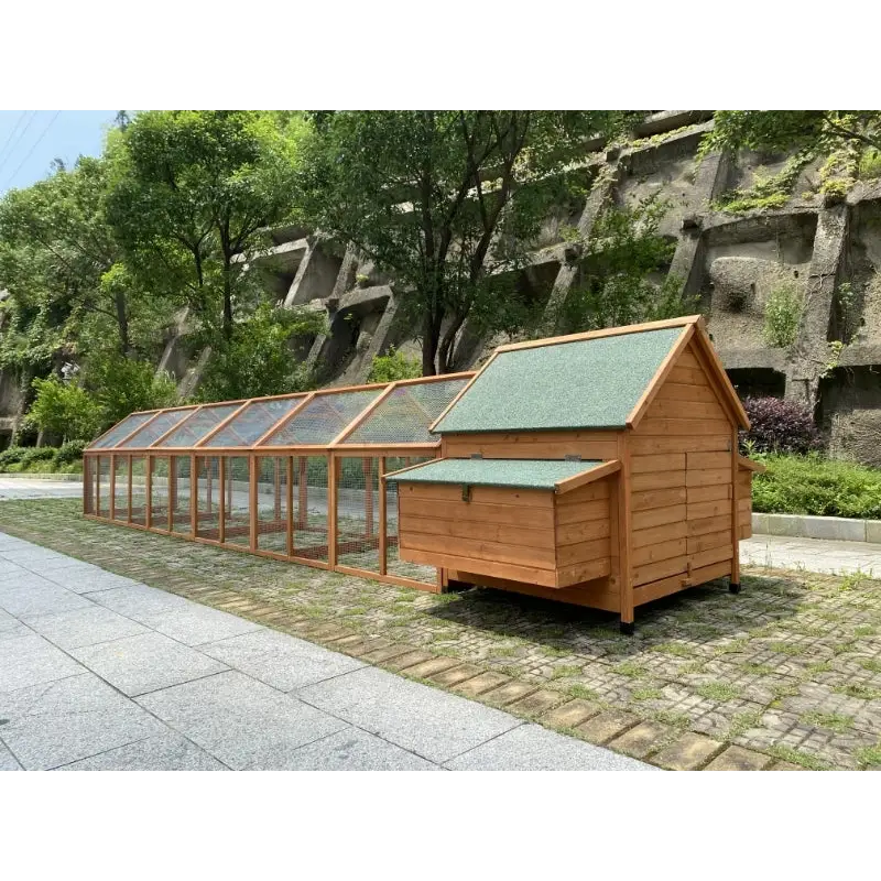 YES4PETS 6 M XXXL Chicken Coop Rabbit Hutch Ferret Cage Hen Chook Cat Kitten House With Run - Pet Care > Coops &