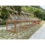 YES4PETS 6 M XXXL Chicken Coop Rabbit Hutch Ferret Cage Hen Chook Cat Kitten House With Run - Pet Care > Coops &