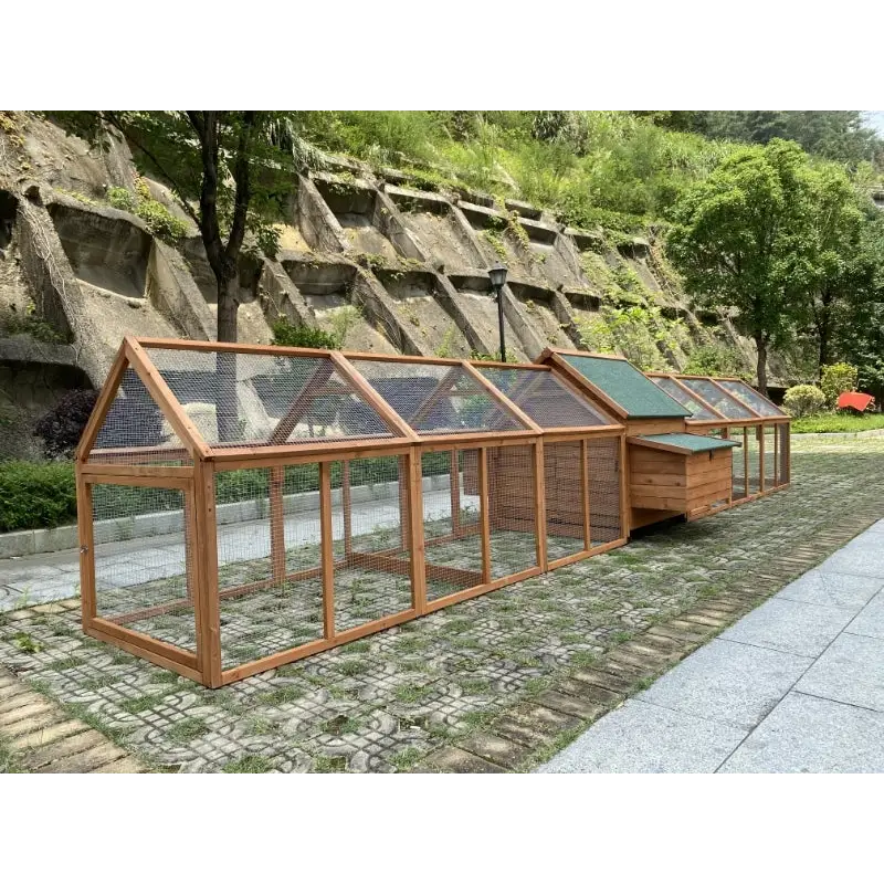 YES4PETS 6 M XXXL Chicken Coop Rabbit Hutch Ferret Cage Hen Chook Cat Kitten House With Run - Pet Care > Coops &