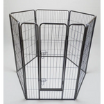 YES4PETS 6 Panel 120 cm Heavy Duty Pet Dog Cat Rabbit Playpen Fence With Cover - Pet Care > Dog Supplies > Dog Playpens