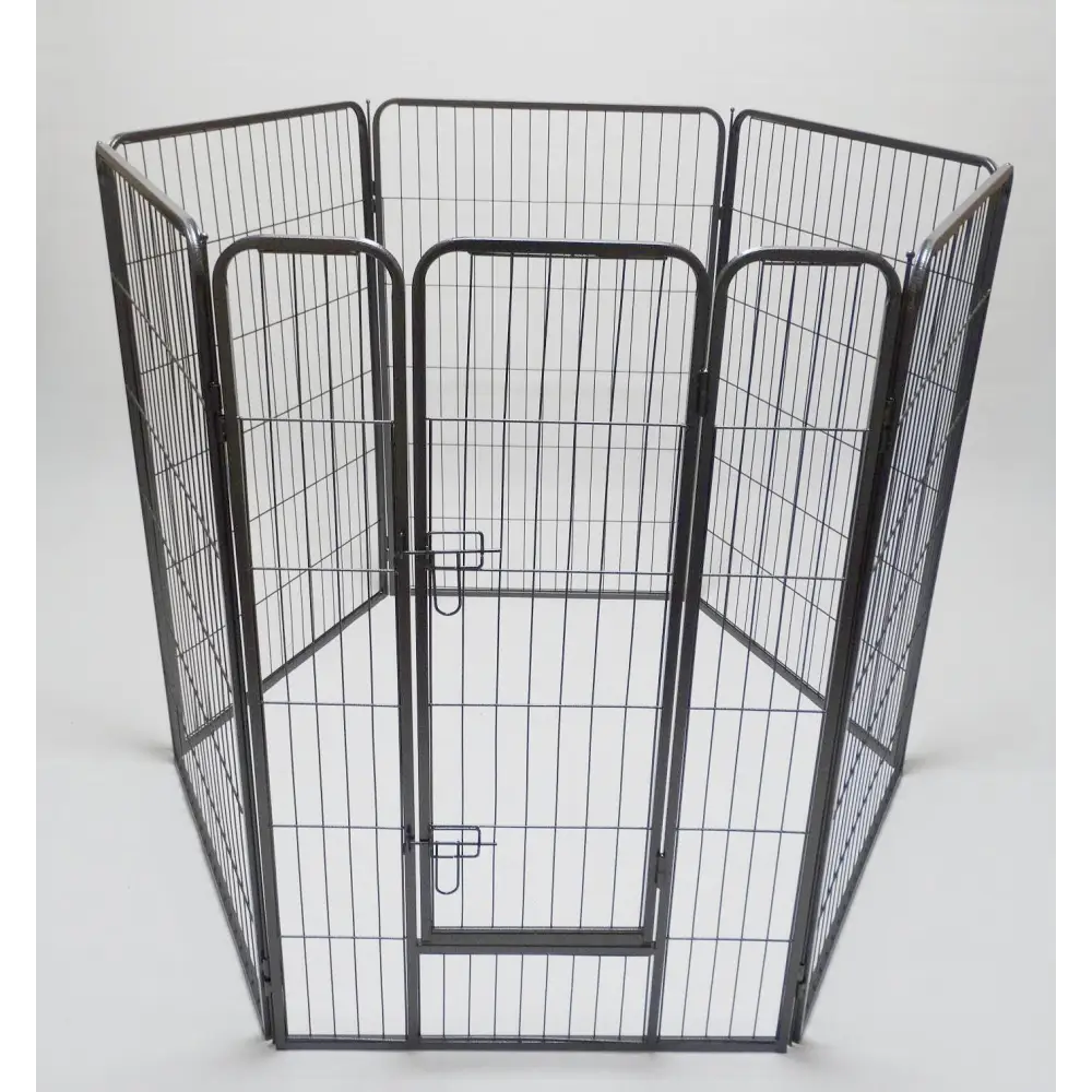 YES4PETS 6 Panel 120 cm Heavy Duty Pet Dog Cat Rabbit Playpen Fence With Cover - Pet Care > Dog Supplies > Dog Playpens