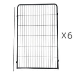 YES4PETS 6 Panel 120 cm Heavy Duty Pet Dog Cat Rabbit Playpen Fence - Pet Care > Dog Supplies > Dog Playpens & Gates
