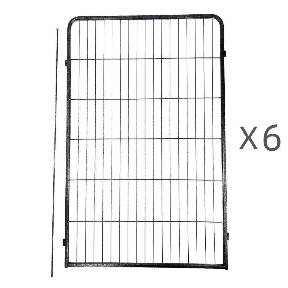 YES4PETS 6 Panel 120 cm Heavy Duty Pet Dog Cat Rabbit Playpen Fence - Pet Care > Dog Supplies > Dog Playpens & Gates