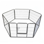 YES4PETS 6 Panel 60 cm Heavy Duty Pet Dog Puppy Cat Rabbit Exercise Playpen Fence - Pet Care > Dog Supplies > Dog