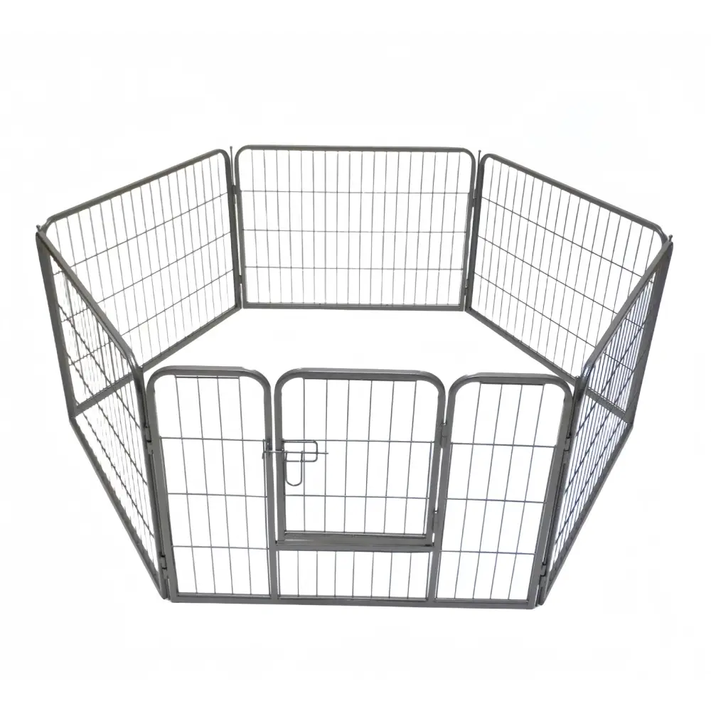 YES4PETS 6 Panel 60 cm Heavy Duty Pet Dog Puppy Cat Rabbit Exercise Playpen Fence - Pet Care > Dog Supplies > Dog