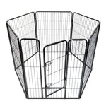 YES4PETS 6 Panels 100 cm Heavy Duty Pet Dog Cat Puppy Rabbit Exercise Playpen Fence Extension - Pet Care > Dog Supplies