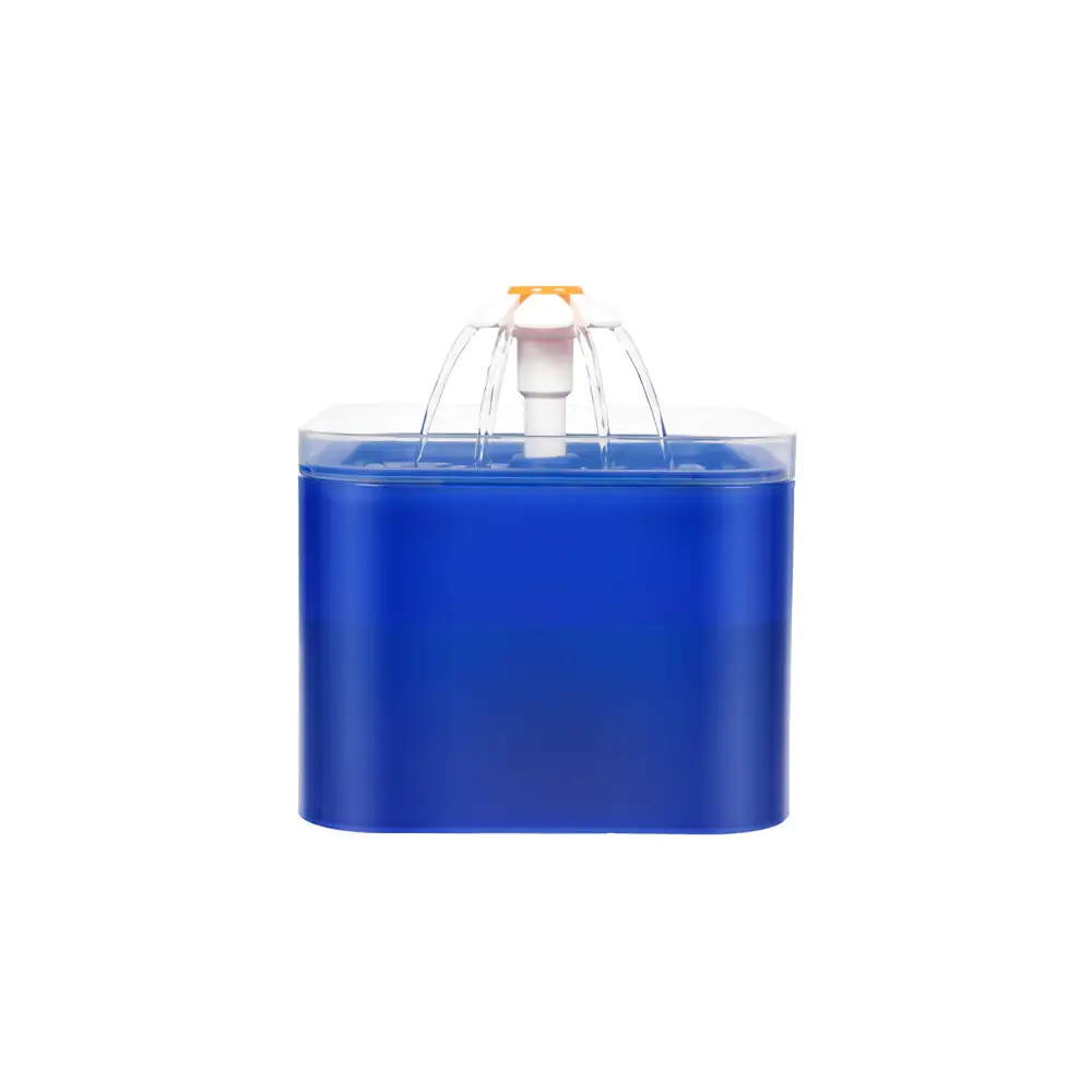 YES4PETS Automatic Electric Pet Water Fountain Dog Cat Water Feeder Bowl Dispenser W LED Blue - Pet Care > Dog Supplies
