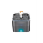 YES4PETS Automatic Electric Pet Water Fountain Dog Cat Water Feeder Bowl Dispenser W LED Black - Pet Care > Dog