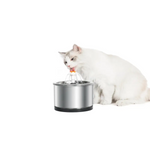 YES4PETS Automatic Electric Pet Water Fountain Dog Cat Stainless Steel Feeder Bowl Dispenser - Pet Care > Dog Supplies