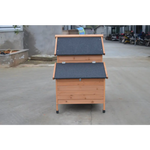 YES4PETS Brown Chicken Coop Rabbit Hutch Cat Cage Hen Chook House - Pet Care > Coops & Hutches > Small Animal Habitats