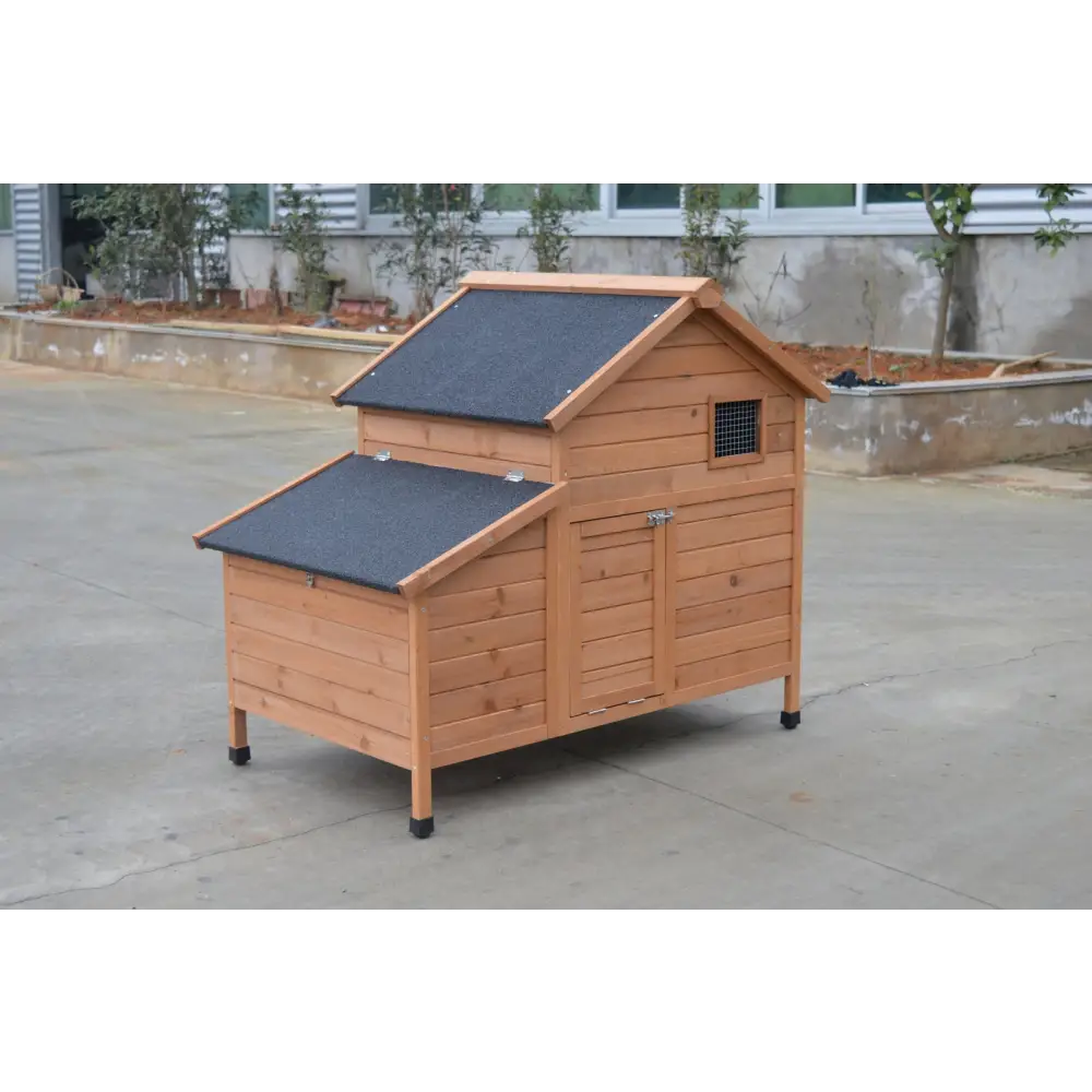 YES4PETS Brown Chicken Coop Rabbit Hutch Cat Cage Hen Chook House - Pet Care > Coops & Hutches > Small Animal Habitats