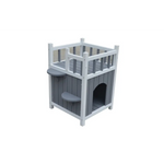 YES4PETS Cat Shelter Condo with Escape Door Rabbit Kitty House Cave - Pet Care > Coops & Hutches > Small Animal