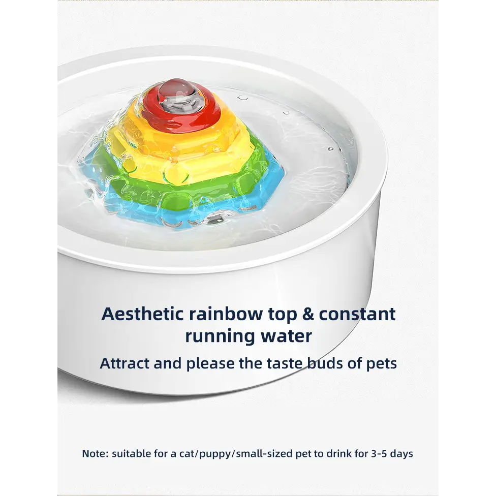 YES4PETS Ceramic Electric Pet Water Fountain Dog Cat Water Feeder Bowl Dispenser - Pet Care > Dog Supplies > Dog Bowls
