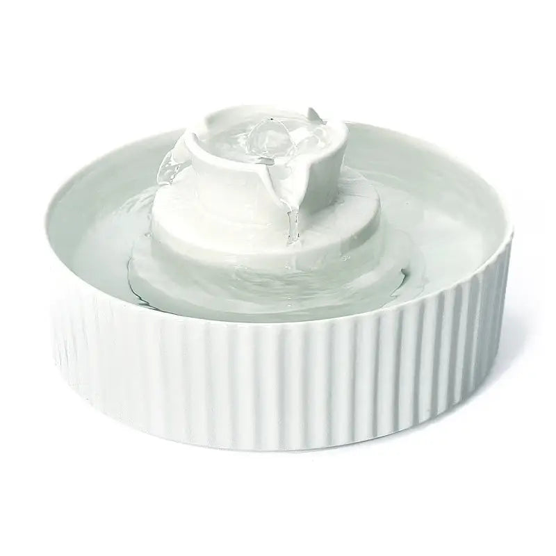 YES4PETS Ceramic Electric Pet Water Fountain Dog Cat Water Feeder Bowl Dispenser - Pet Care > Dog Supplies > Dog Bowls