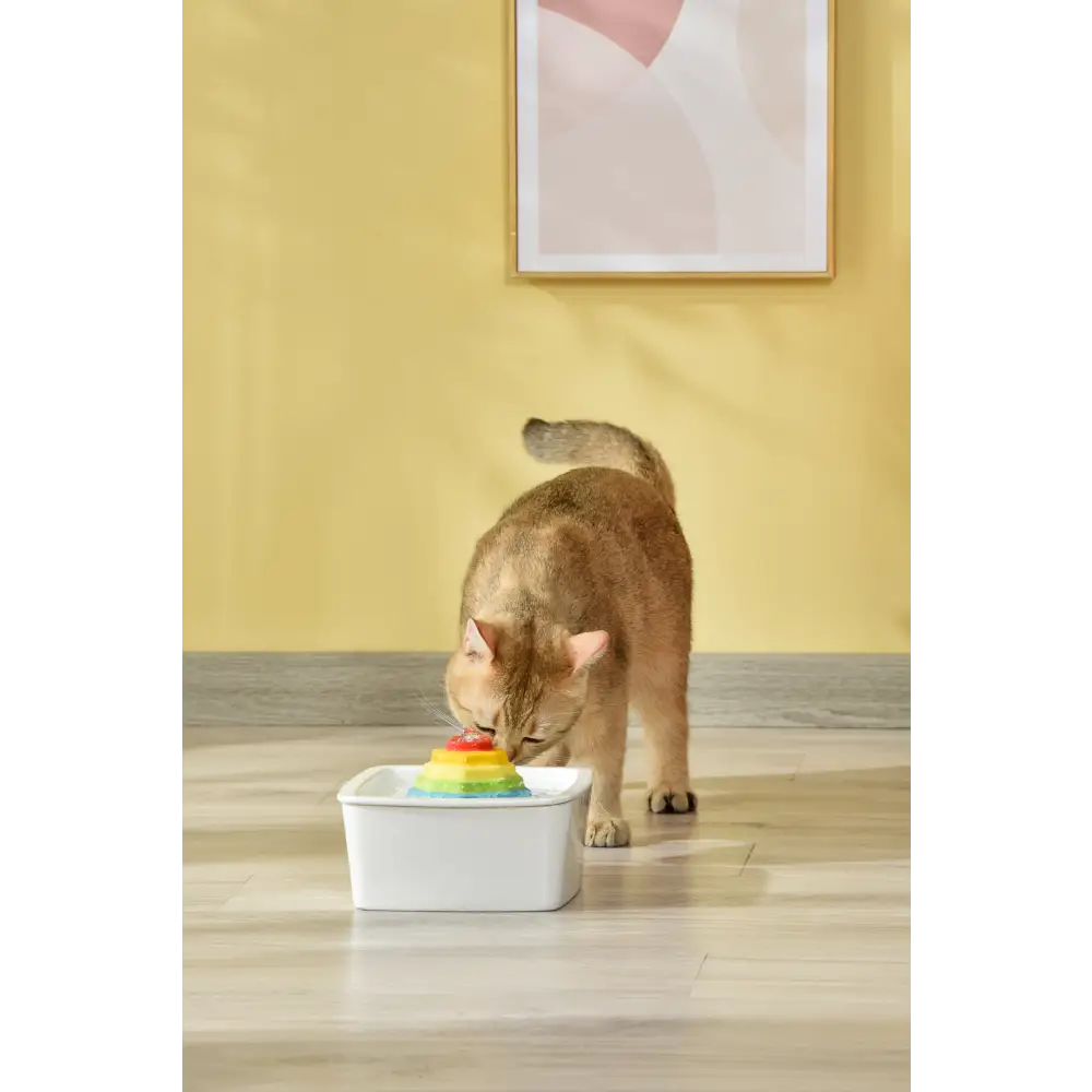 YES4PETS Ceramic Electric Pet Water Fountain Dog Cat Water Feeder Bowl Dispenser - Pet Care > Dog Supplies > Dog Bowls
