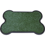 YES4PETS Dog Puppy Toilet Grass Potty Training Mat Loo Pad Bone Shape Indoor - Pet Care > Dog Supplies > Dog Training